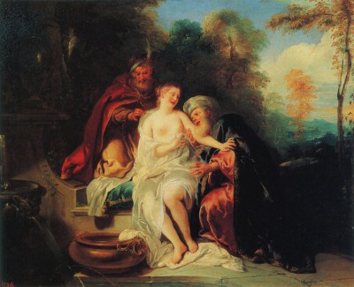 Zuzanna i starcy Jean-François de Troy reprodukcja